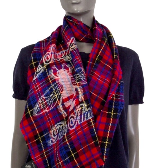 GUCCI “L’AVEUGLE PAR AMOUR” BEE PLAID SCARF NWOT. - Picture 15 of 15